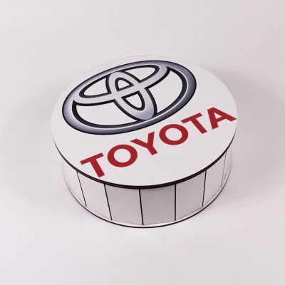 Коробка кругла "Toyota"