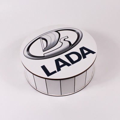 Коробка кругла "Lada"