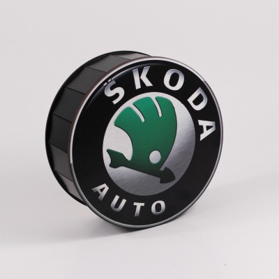 Коробка кругла "Skoda"