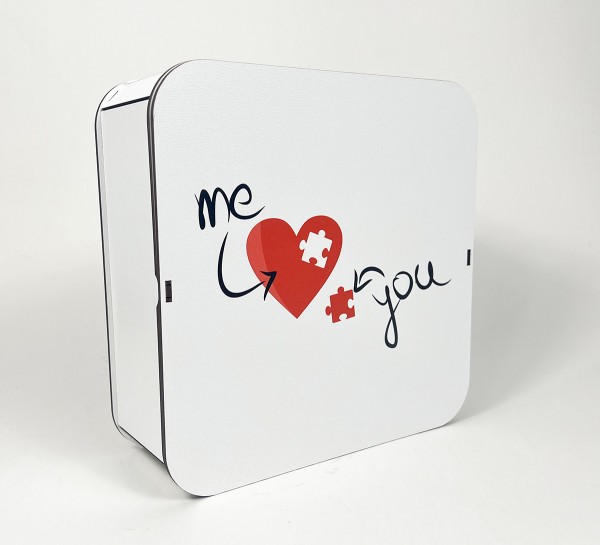 Коробка квадратна "Me & You"