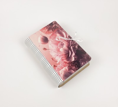 Коробка-книга з рожевими квітами Коробка-книга з рожевими квітами
