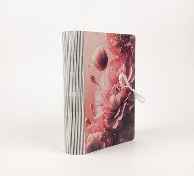 Коробка-книга з рожевими квітами Коробка-книга з рожевими квітами