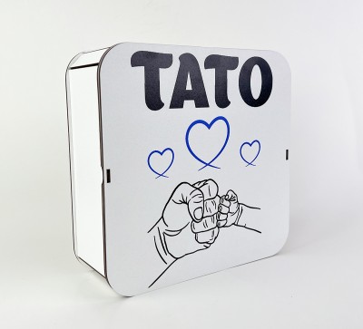 Коробка квадратна "Тато"