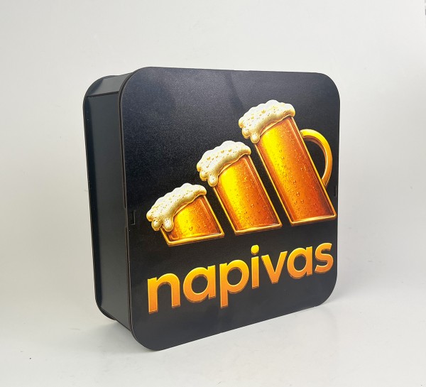 Коробка квадратна "Napivas" чорна Коробка квадратна "Napivas" чорна