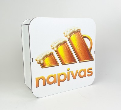 Коробка квадратна "Napivas"біла Коробка квадратна "Napivas"біла