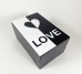 Коробка прямокутна чорна "LOVE" Коробка прямокутна чорна "LOVE"