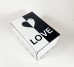Коробка прямокутна біла "LOVE" Коробка прямокутна біла "LOVE"