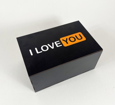 Коробка "I Love You"чорна Коробка "I Love You"чорна