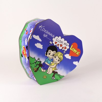 Коробка серце " Кохання це - I Love you. Love is ..."