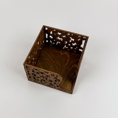 Серветниця ажурна коричнева Серветниця ажурна коричнева