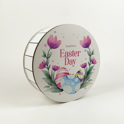 Коробка кругла "Happy Easter Day" 