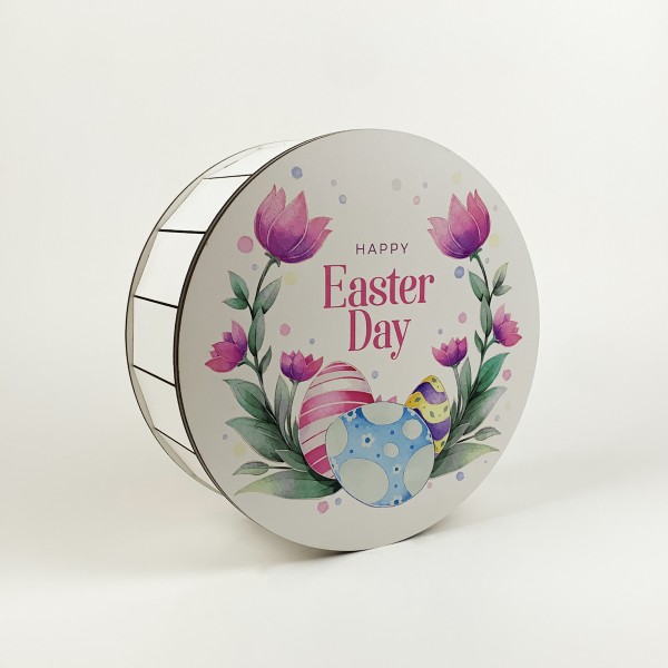 Коробка кругла "Happy Easter Day" 