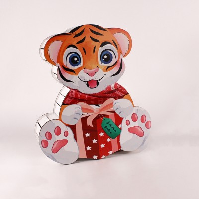 Коробочка "Тигренятко з подарунком"