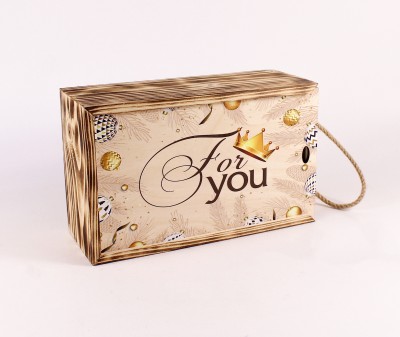 Дерев'яний подарунковий бокс "For you"