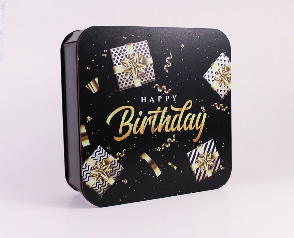 Коробка  "Happy Birthday" подарунки велика