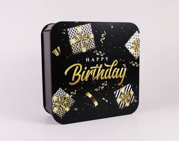 Коробка "Happy Birthday" подарунки середня