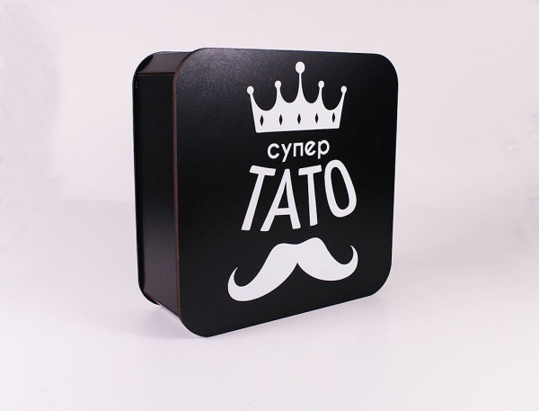 Коробка "Супер тато" велика
