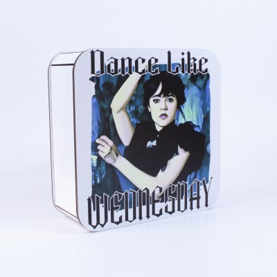 Коробка квадратна "Dance Like Wednesdey"