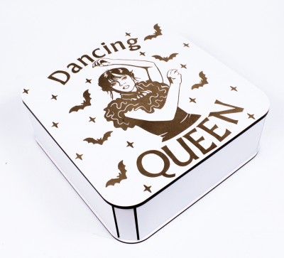 Коробка квадратна "Dancing Queen"