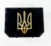 Скриня на завісах чорна "З тризубом" середня
