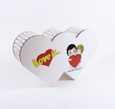 Коробка два серця "LOve is...коли ви одне ціле" 