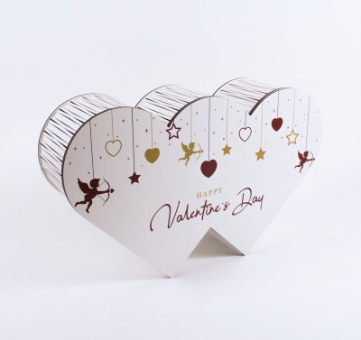 Коробка два серця "Happy Valentine"s Day"