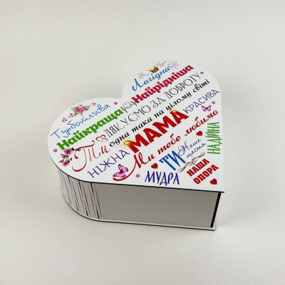 Коробка серце "Мама" Коробка серце "Мама"