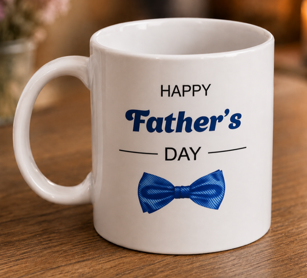 Чашка "Happy Father’s Day" з синім метеликом