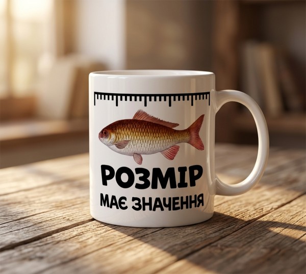Чашка "Розмір має значення" Чашка "Розмір має значення"