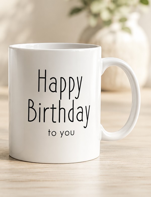 Чашка "Happy Birthday to you"з бороданем та метеликом
