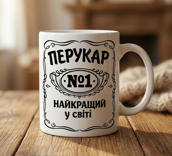 Чашка "Перукар №1 найкращий у світі" Чашка "Перукар №1 найкращий у світі"