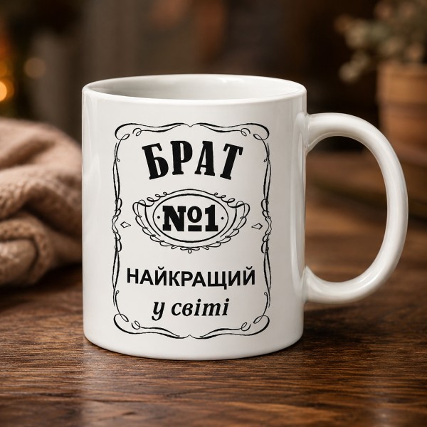 Чашка "Брат №1 найкращий у світі"
