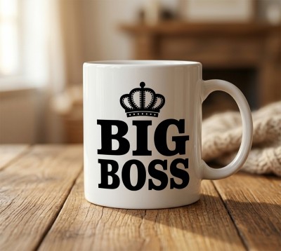 Чашка "BIG BOSS"з чорною короною Чашка "BIG BOSS"з чорною короною