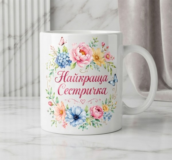 Чашка "Найкраща сестричка"