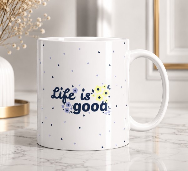 Чашка "Life is good" Чашка "Life is good"