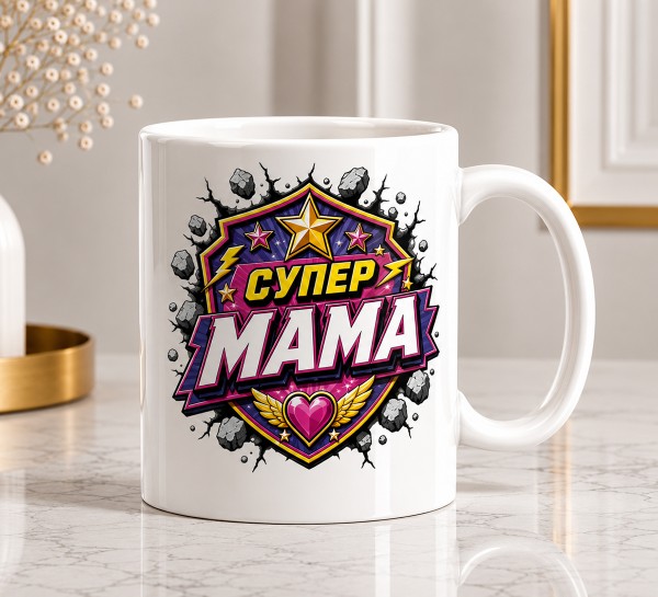 Чашка "Супер мама"