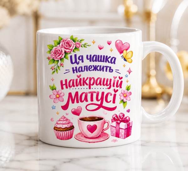 Чашка "Ця чашка належить найкращій матусі"