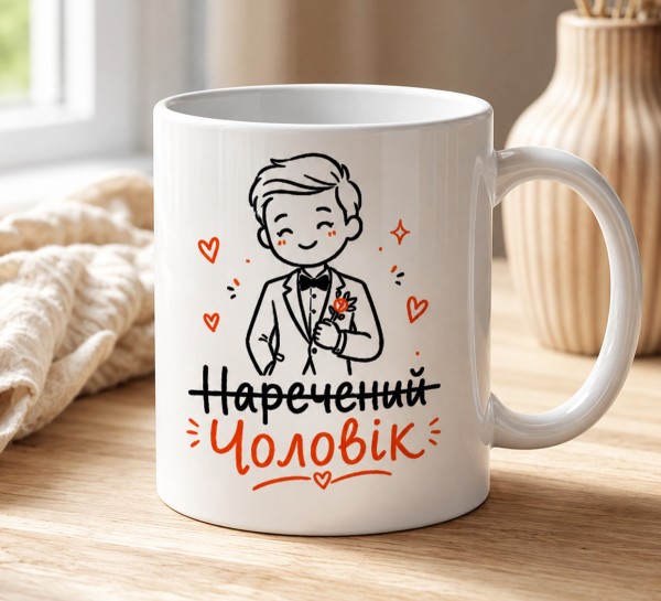 Чашка "Наречений Чоловік" Чашка "Наречений Чоловік"