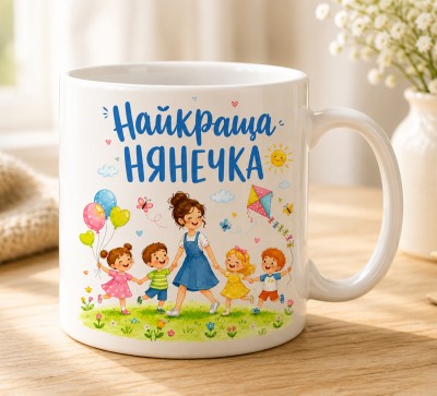 Чашка "Найкраща нянечка"