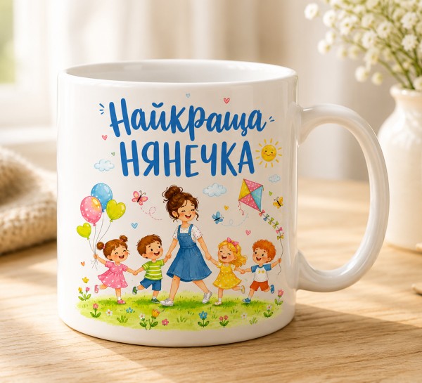 Чашка "Найкраща нянечка" Чашка "Найкраща нянечка"