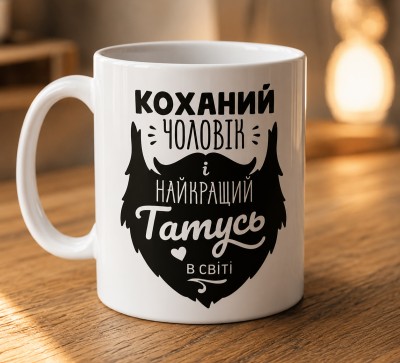 Чашка "Коханий чоловік і найкращий татусь в світі"