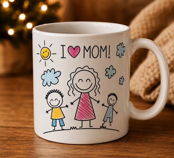 Чашка "I Love Mom!" Чашка "I Love Mom!"