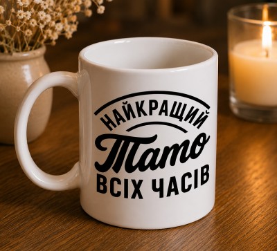 Чашка "Найкращий тато всіх часів"