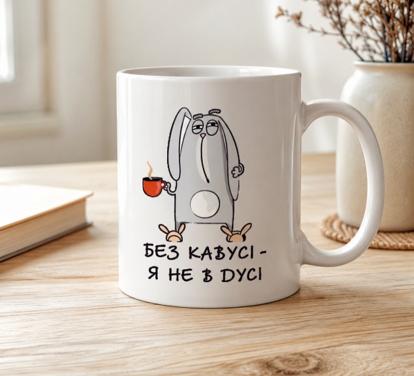 Чашка "Без кавусі — я не в дусі"