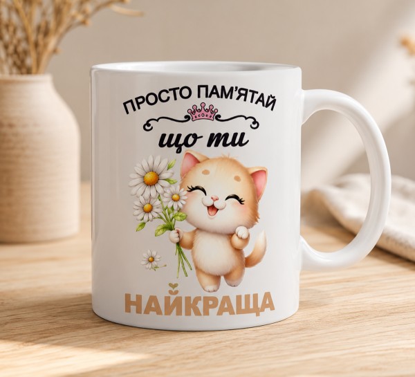 Чашка "Просто пам’ятай, що ти найкраща"