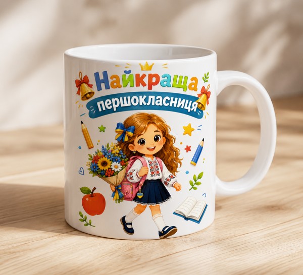 Чашка "Найкраща першокласниця"