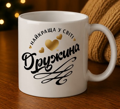 Чашка "Найкраща у світі дружина"