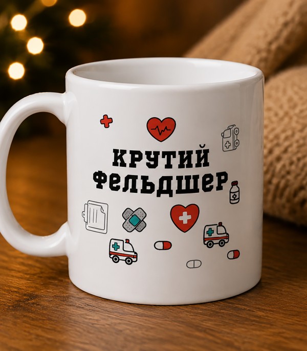 Чашка "Крутий фельдшер" Чашка "Крутий фельдшер"