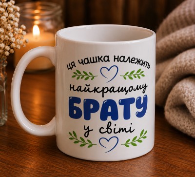 Чашка "Найкращому брату у світі"