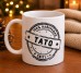 Набір "100% найкращий тато у світі" (коробка, чашка, топер)